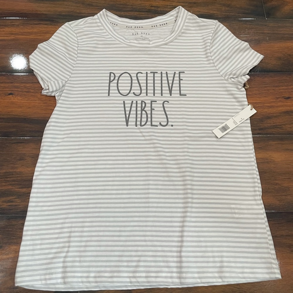 Rae Dunn Positive Vibes.